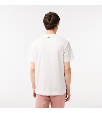 Camiseta de hombre Lacoste relaxed fit en algodón con detalles de la marca  a tono