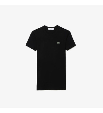 Lacoste T-shirt nera slim fit