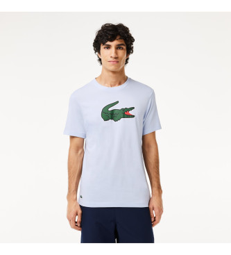 Lacoste Ultra Dry Weies T-Shirt mit Krokodil