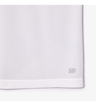 Lacoste Ultra Dry T-shirt med vit rand och logotyp, grn