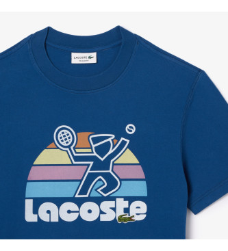 Lacoste Forvasket T-shirt bl