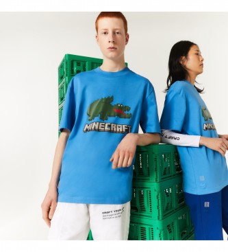Lacoste T-shirt bleu Lacoste x Minecraft 