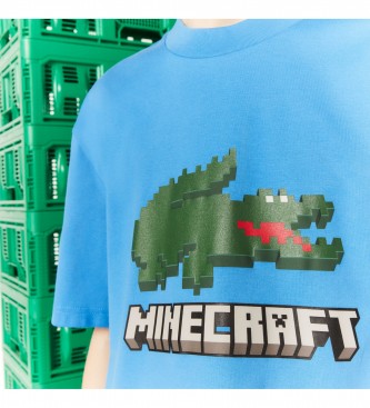 Lacoste T-shirt bleu Lacoste x Minecraft 