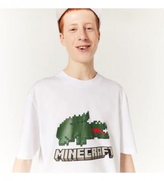 Lacoste Camiseta Lacoste x Minecraft blanco 