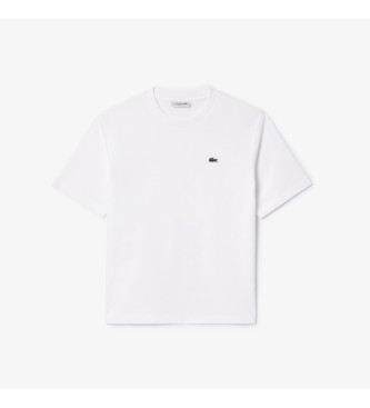 Lacoste T-shirt bianca Pima dalla vestibilit comoda