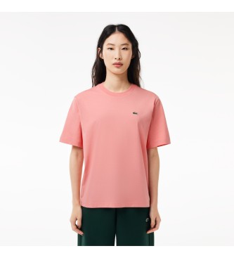 Lacoste Camiseta Relaxed Fit Pima rosa