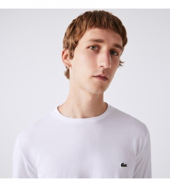 Lacoste T-shirt col rond blanc