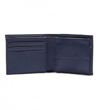 Lacoste Billfold wallet navy -11.5x9.5x2.5cm