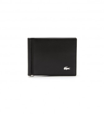 Lacoste Smooth leather wallet black