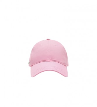 Lacoste Gorra logotipo rosa