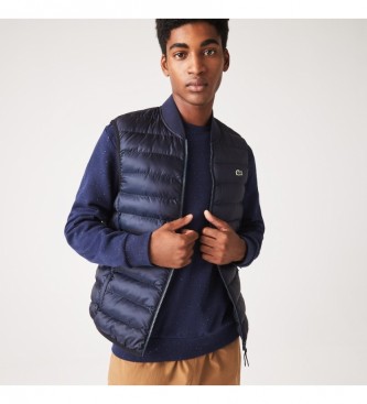 Lacoste Navy quilted vest