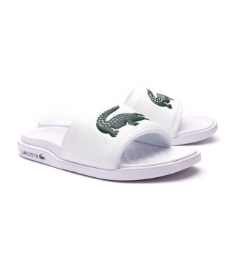 Lacoste Flip-flops Croco Dualiste white