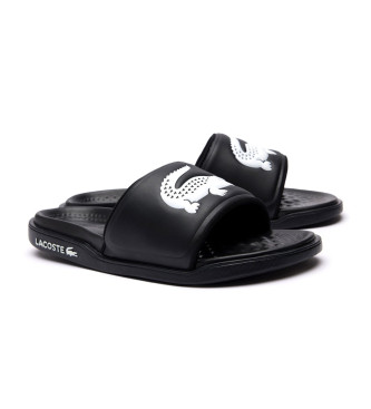 Lacoste Flip-flops Croco Dualiste black