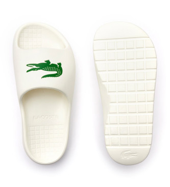 Lacoste Slippers Serve Slide 2.0 wit