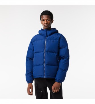 Lacoste Short quilted jacket blue