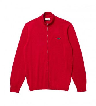 Lacoste Red Knitted Jacket