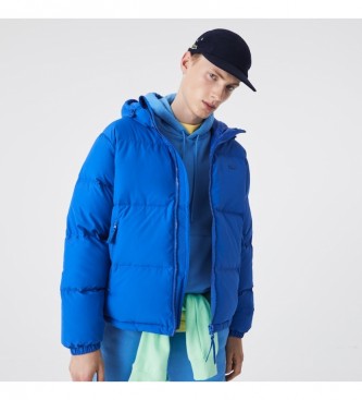 Lacoste Navy quilted down jacket