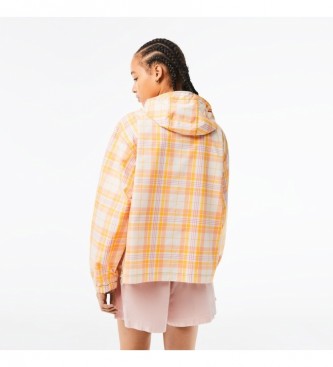 Lacoste Pull-on jacket Checked yellow