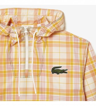 Lacoste Giacca pull-on a scacchi gialla