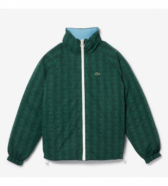 Lacoste Reversible green monogram jacket