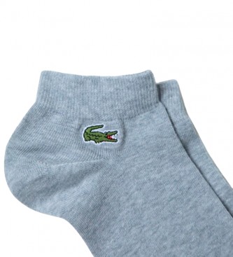 Lacoste Pack 3 calcetines Sport Bajo marino, gris, blanco