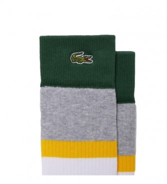 Lacoste Pack 3 pares calcetines Stretch blanco, verde