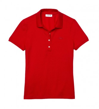 Lacoste Stretch polo shirt red