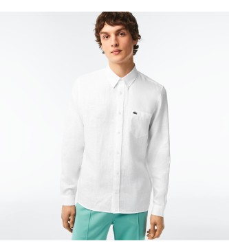 Lacoste Camisa ML blanco