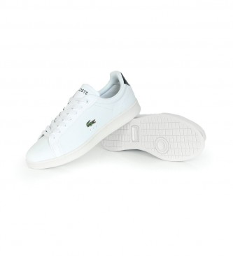 Lacoste Chaussures en cuir Carnaby Pro blanc