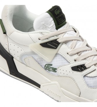 Lacoste Białe skórzane buty treningowe LT Court 125
