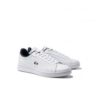 Lacoste Carnaby leather trainers white