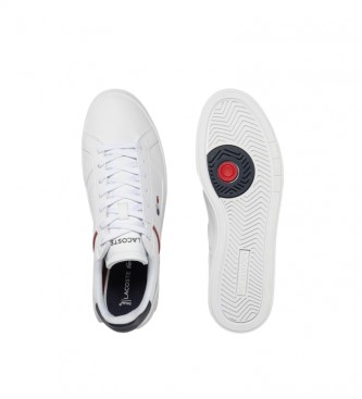 Lacoste Court leather trainers white