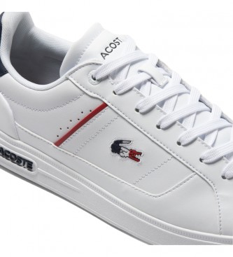 Lacoste Sneaker Court in pelle bianca