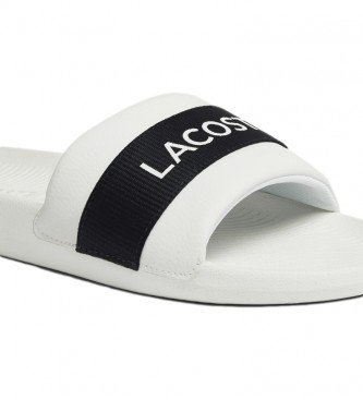 Lacoste Flip Flops Croco Slide 0721 1 branco