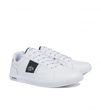 Lacoste Europa leather sneakers white