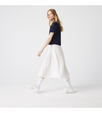 Lacoste Fluid Pleated Skirt white