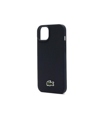 Lacoste Iphone 15 Case Pique Effect black