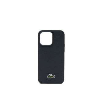 Lacoste Iphone 15 Pro Max Pique Effect Case black