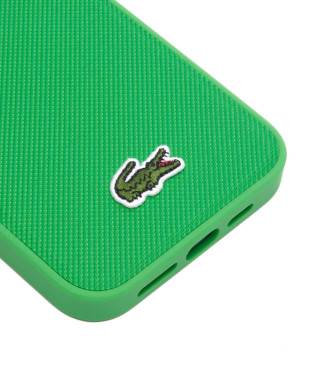Lacoste Iphone 15 Pro Max Green Pique Effect Case