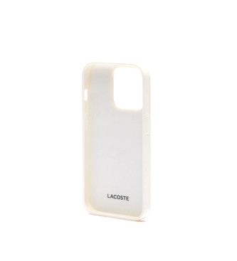Lacoste Iphone 15 Pro The Blend grijs hoesje