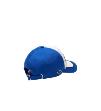 Lacoste Baseballpet blauw, wit