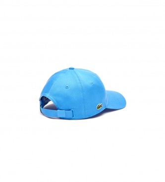 Lacoste Cap in Ecological Cotton Twill blue