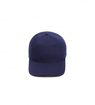 Lacoste Cap in Ecological Cotton Twill navy