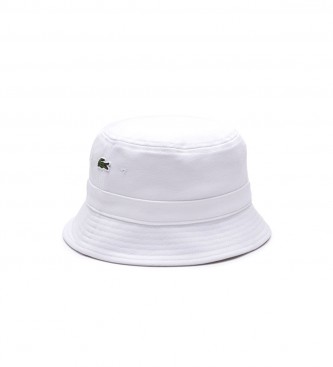 Lacoste cappello a secchiello bianco