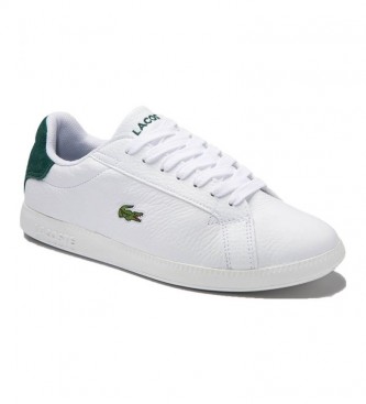 Lacoste Diplômé 0320 2 SFA Chaussures en cuir blanc, vert