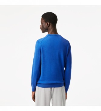 Lacoste Blå pullover med rund hals Esdemarca butik med fodtøj, og - bedste mærker i sko og designersko