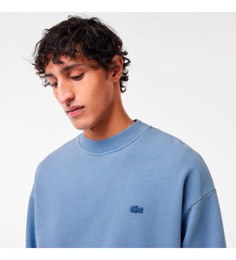 Lacoste Modri pulover z logotipom
