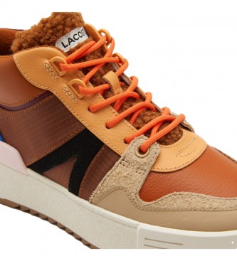 Lacoste Leather sneakers L002 Winter Mid brown