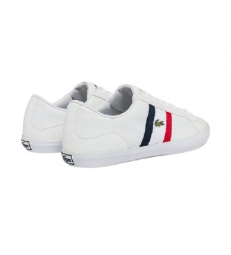Lacoste Sneaker Lerond in pelle bianca