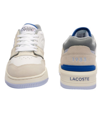 Lacoste Lineshot Leren Sneakers met beige logo